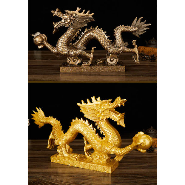 ❗❗❗A Flash Sale- Buddha Stones Feng Shui Dragon Auspicious Cloud Wealth Luck Decoration