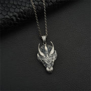 Buddha Stones Dragon Luck Strength Necklace Pendant Necklaces & Pendants BS 1