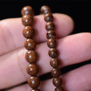 Buddha Stones 108 Mala Beads Rosewood Jade Calm Bracelet Bracelet Mala BS 8