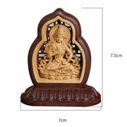 Buddha Stones Vajrasattva Buddha Wood Engraved Compassion Statue Figurine Decoration Decorations BS 5