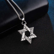 Buddha Stones Star of David Protection Necklace Pendant Necklaces & Pendants BS 2