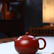 Buddha Stones Vintage Xishi Teapot Purple Clay Kung Fu Teapot 240ml