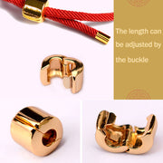 Buddhastoneshop Lucky Red String Bracelet