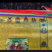 Buddha Stones Tibetan 5 Colors Windhorse Buddha Tara Scriptures Healing Auspicious Outdoor Prayer Flag TIBETAN PRAYER FLAGS buddhastoneshop 5