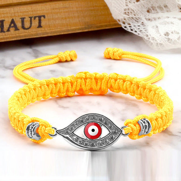 Buddha Stones Evil Eye Keep Away Evil Spirits String Bracelet Bracelet BS 61