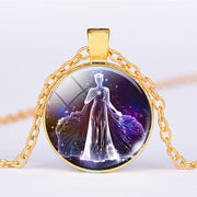 12 Constellations of the Zodiac Moon Starry Sky Protection Blessing Necklace Pendant Necklaces & Pendants BS 1