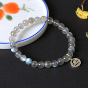 12 Constellations of the Zodiac Moonstone Charming Bracelet Bracelet BS 15