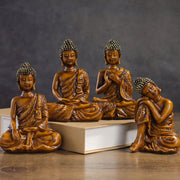 Buddha Stones Tibetan Meditation Praying Buddha Serenity Resin Home Decoration Decorations BS 6