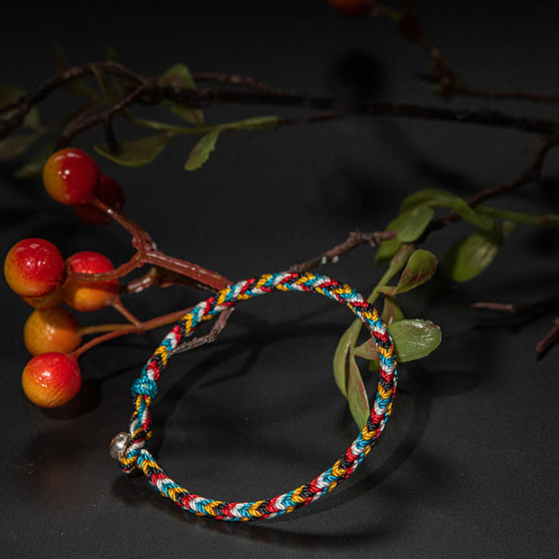 FREE Today: Tibet Five Color Thread Lucky Braid String Bracelet FREE FREE 4