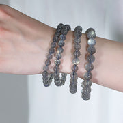 Buddha Stones Natural Moonstone Calm Positive Bracelet Bracelet BS 11