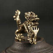 Buddha Stones Year Of The Dragon Mini Brass Dragon Luck Protection Home Decoration Decorations BS 3