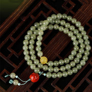 Buddha Stones Jade Red Agate Amber Laughing Buddha Prosperity Bracelet Bracelet BS 1