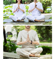 Buddha Stones Meditation Prayer Spiritual Zen Practice Uniform Clothing Men's Set Clothes BS 8