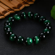 Buddha Stones Natural Green Tiger Eye Strength Bracelet Bracelet BS 4