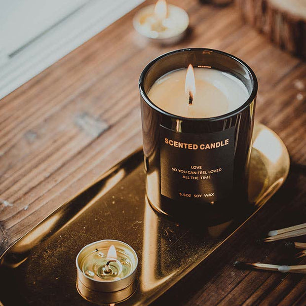 Buddha Stones Meditation Prayer Scented Aromatherapy Soy Wax Candle
