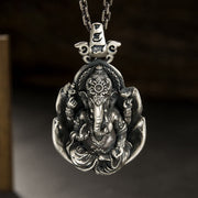 Buddha Stones Ganesh Ganpati Elephant Copper Protection Necklace Pendant Necklaces & Pendants BS 9