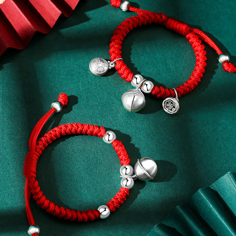 Buddha Stones 925 Sterling Silver Handmade Fu Character