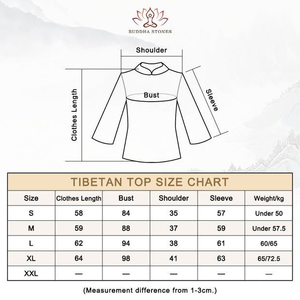 Buddha Stones Tibetan White Shirt Robe Clothing Lhasa Long Dress Women Clothing