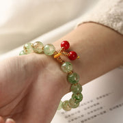 Buddha Stones Liuli Glass Bead Blessing Harmony Bracelet