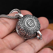 Buddha Stones Treasure Bowl Copper Coin Ingots Wealth Necklace Pendant Necklaces & Pendants BS 4