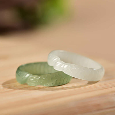 White Selenite Crystal Bracelet Bracelet Type Round Beads Size 8 mm  Beads Size