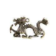 Buddha Stones Year Of The Dragon Mini Brass Dragon Luck Protection Home Decoration Decorations BS 9