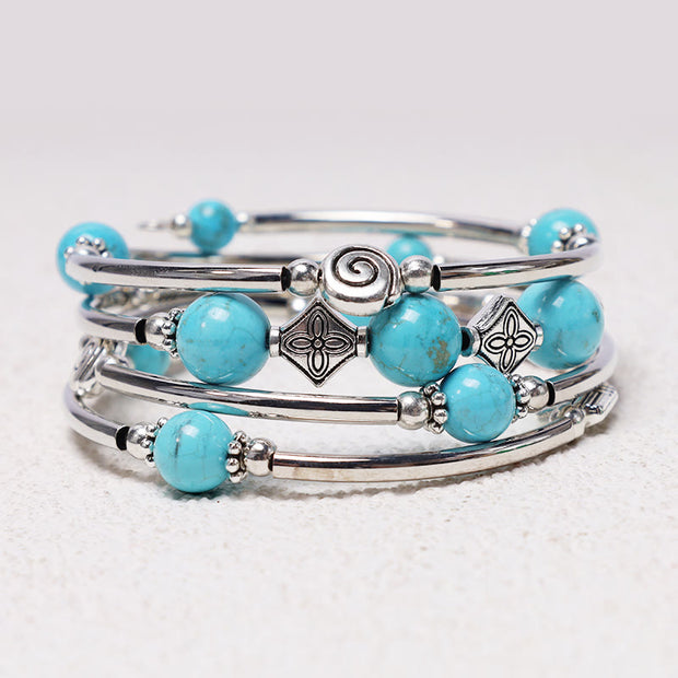 Buddha Stones Tibetan Turquoise Balance Bracelet Bracelet BS main