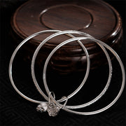 Buddha Stones Lotus Flower Pod White Copper New Beginning Bracelet Bangle Bracelet Bangle BS 2