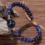 Buddha Stones Divine Blue Tiger Eye Stone Protection Bracelet Bracelet BS 5