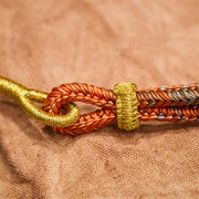 Buddha Stones Colorful Rope Eight Thread Peace Knot Luck Handmade Bracelet Bracelet BS 4