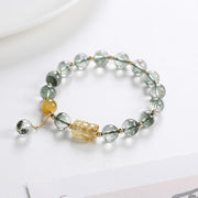 Buddha Stones Green Phantom Citrine PiXiu Confidence Bracelet Bracelet BS 5