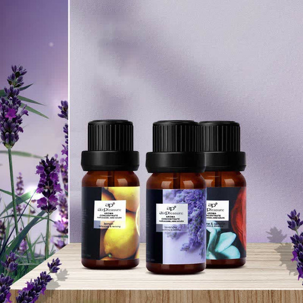 Buddha Stones 6Pcs Lavender Orange Jasmine Lemongrass Soothing Aromatherapy Healing Essential Oils Set