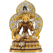 Buddha Stones Bodhisattva Green Tara Hope Copper Statue Decoration Decorations BS 10 Inch