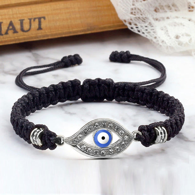 Buddha Stones Evil Eye Keep Away Evil Spirits String Bracelet Bracelet BS 19