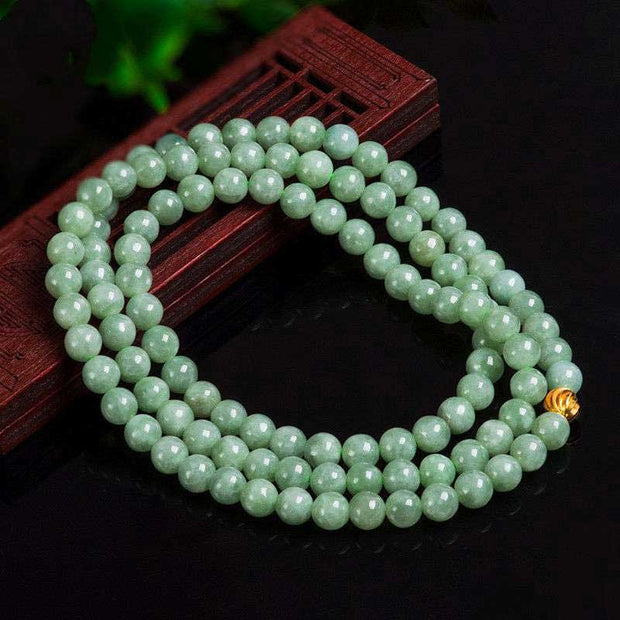 108 Beads Jade Luck Bracelet Mala Mala Bracelet BS 4