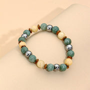 Buddha Stones Tibetan Turquoise Silver Balance Bracelet