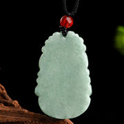 Buddha Stones Natural Green Jade 12 Chinese Zodiac Luck Prosperity Necklace Pendant Necklaces & Pendants BS 6