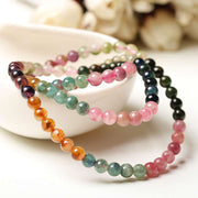Buddha Stones Natural Tourmaline Luck Blessing Bracelet