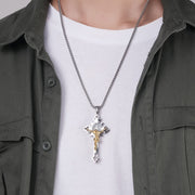 FREE Today: ST.Benedict Protection Cross Power Necklace FREE FREE 2