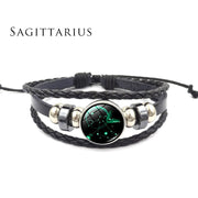 Buddha Stones 12 Constellations of the Zodiac Moon Protection Bracelet Bracelet BS Sagittarius