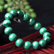 Buddha Stones Natural Malachite Protection Calmness Bracelet Bracelet BS 6