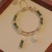 FREE Today: Keep Alive Jade Bamboo Pattern Luck Abundance Bracelet FREE FREE Bamboo Lily Of The Valley
