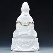Buddha Stones Chenrezig Bodhisattva Avalokitesvara Success Ceramic Statue Home Decoration Decorations BS 6