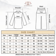 The Size Chart of Clothing