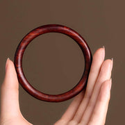 Buddha Stones Tibetan Small Leaf Red Sandalwood Ebony Green Sandalwood Protection Bracelet Bangle Bracelet BS main