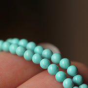Buddha Stones Turquoise Moonstone PiXiu Protection Strength Bracelet Bracelet BS 11