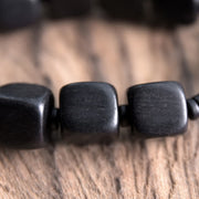 Buddha Stones Tibetan Ebony Wood Dzi Bead Strength Bracelet Bracelet BS 9