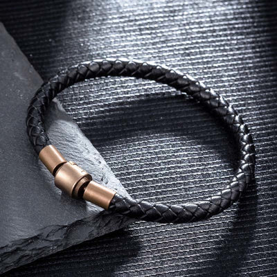 Buddha Stones Vintage Leather Rope Luck Braid String Bracelet