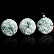 Buddha Stones Mountain Landscape Jade Abundance String Necklace Necklaces & Pendants BS 6