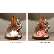 Buddha Stones Buddha Hand Lotus Blessing Incense Burner Decoration